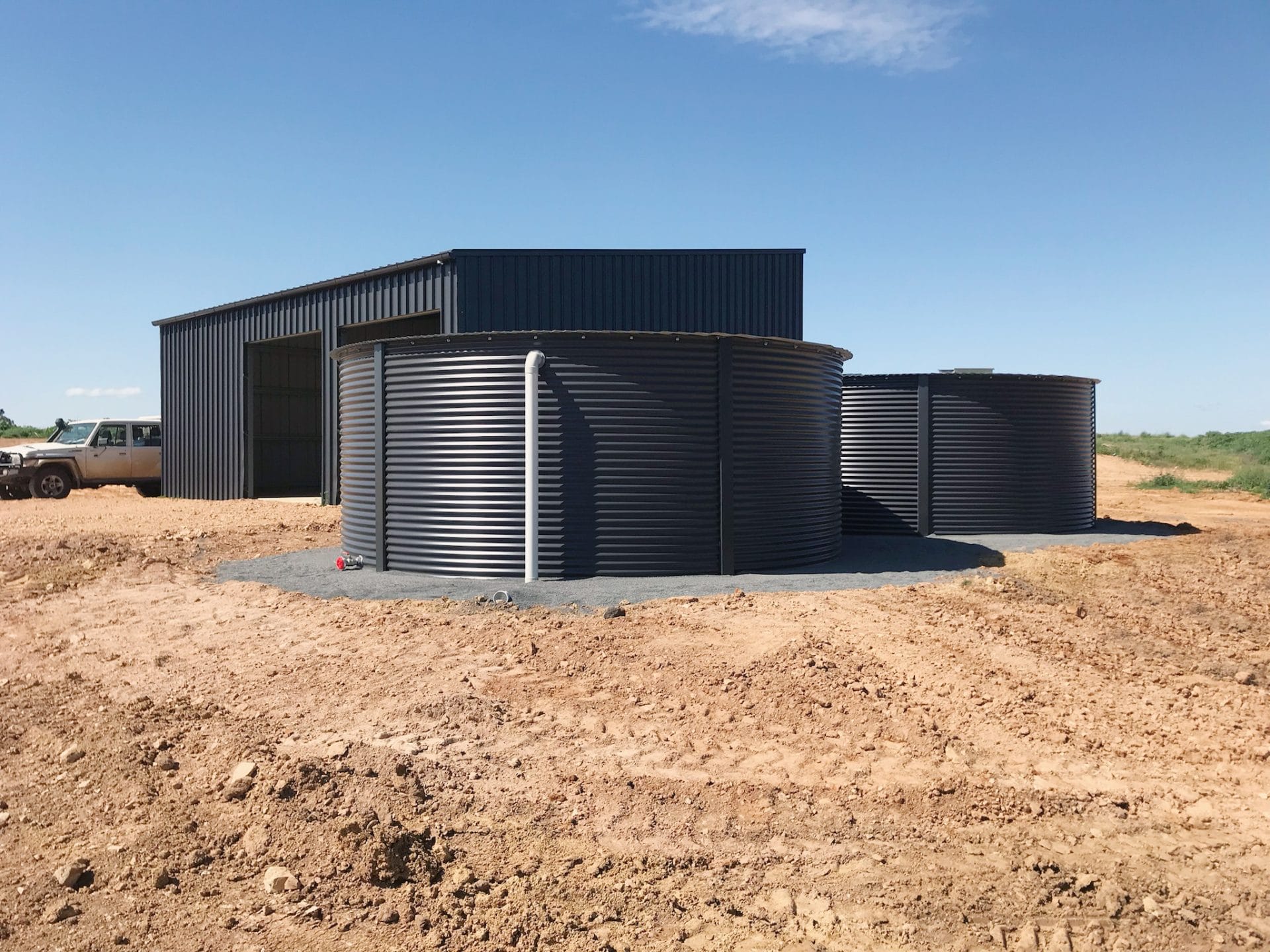 ClearWater Tanks Colorbond Monument